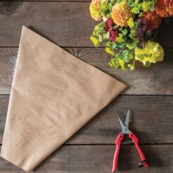 Kraft Paper Cut-Flower Sleeves – M, 100 Count